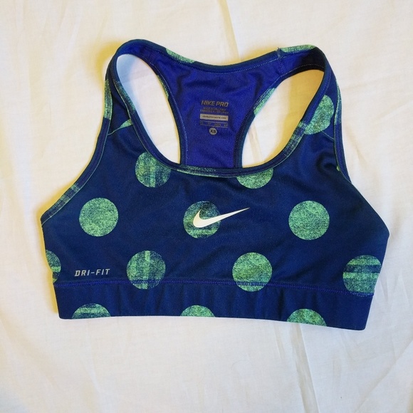 Nike Other - Dri-Fit Nike Pro polka dot sports bra
